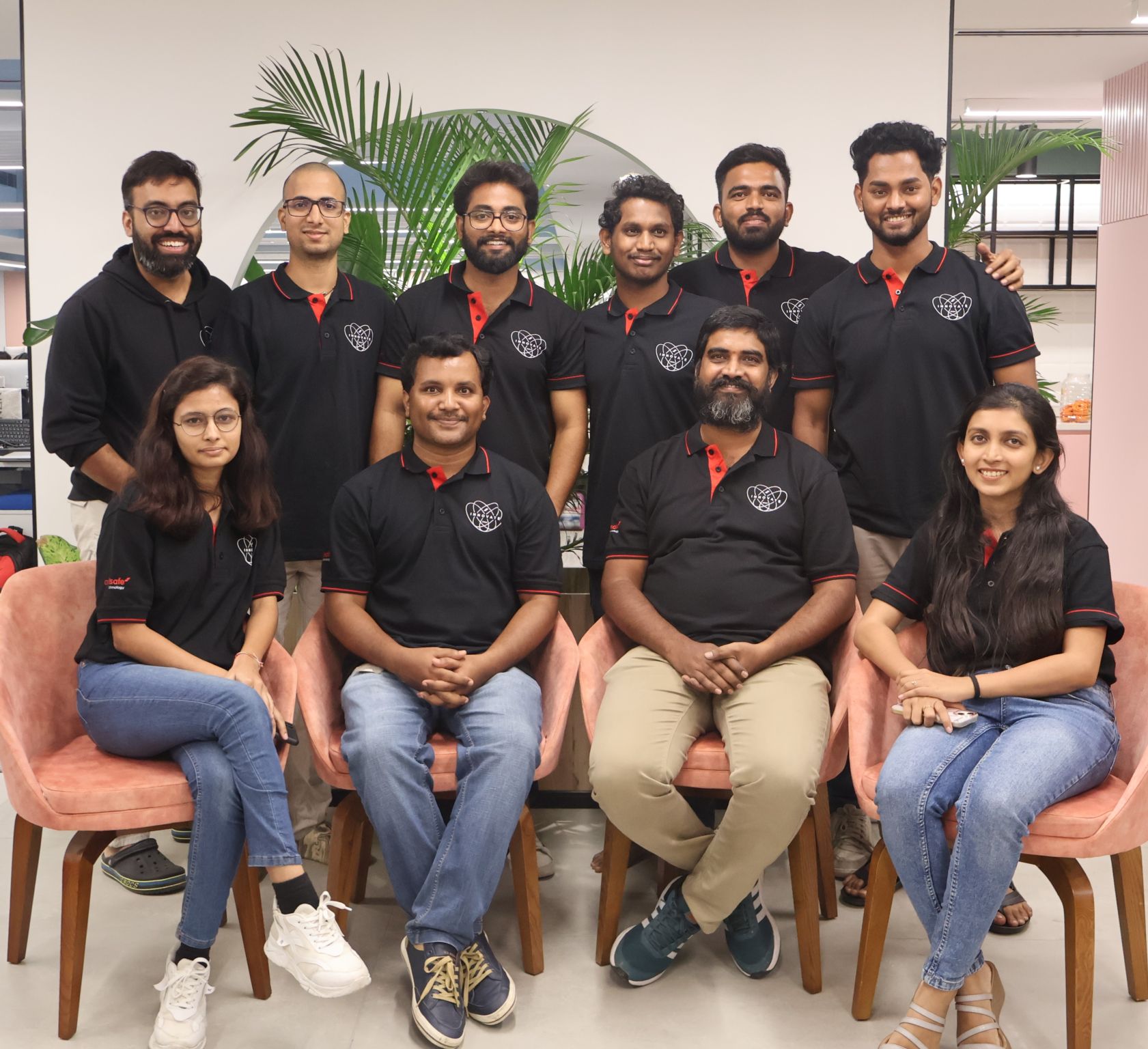One of our teams during our hackathon event